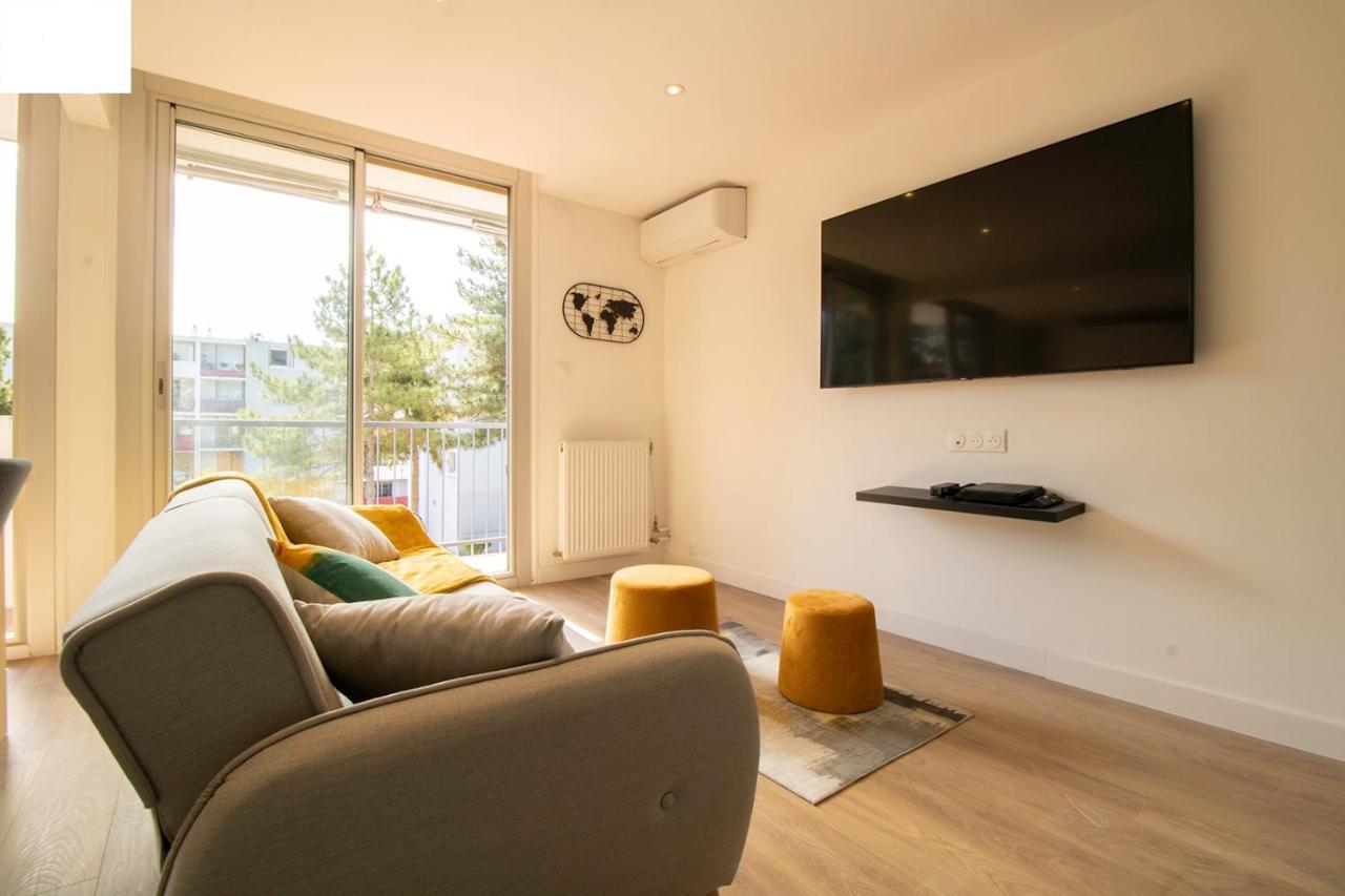 Appart 6 chb, standing, proche Centre,Parking,Clim Montpellier Exterior foto